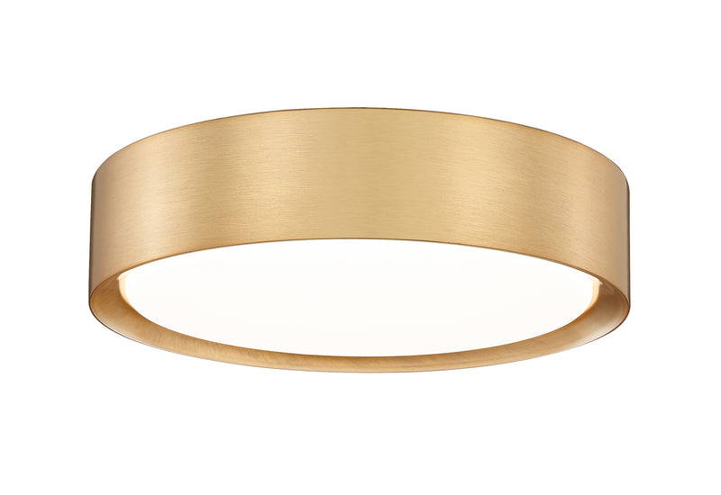 Kawan 1 Light 12" Flush Mount in Modern Gold