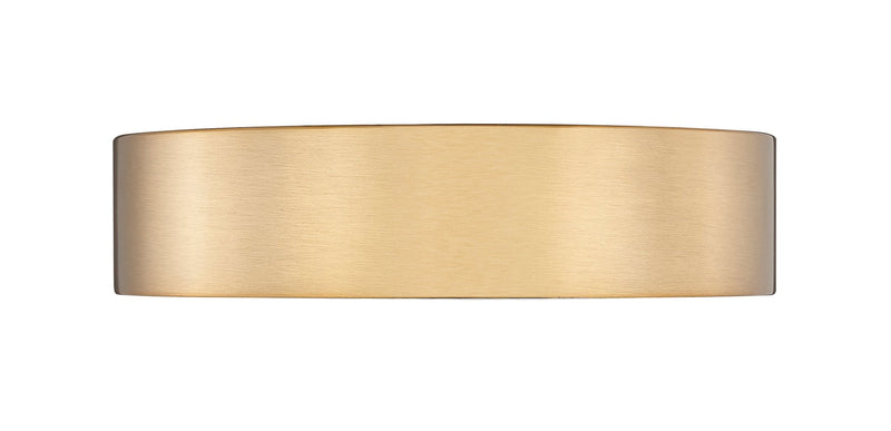 Kawan 1 Light 12" Flush Mount in Modern Gold