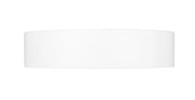 Kawan 1 Light 12" Flush Mount in Matte White + Modern Gold