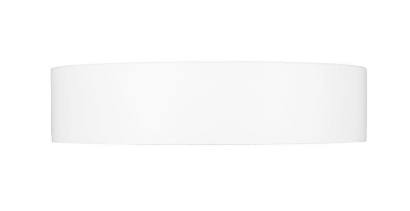 Kawan 1 Light 12" Flush Mount in Matte White + Modern Gold