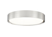 Kawan 1 Light 16" Flush Mount in Brushed Nickel