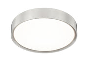 Kawan 1 Light 16" Flush Mount in Brushed Nickel
