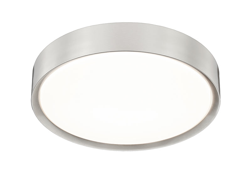 Kawan 1 Light 16" Flush Mount in Brushed Nickel