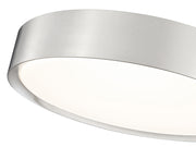 Kawan 1 Light 16" Flush Mount in Brushed Nickel