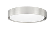 Kawan 1 Light 16" Flush Mount in Brushed Nickel
