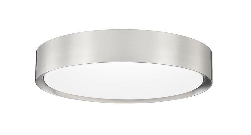 Kawan 1 Light 16" Flush Mount in Brushed Nickel