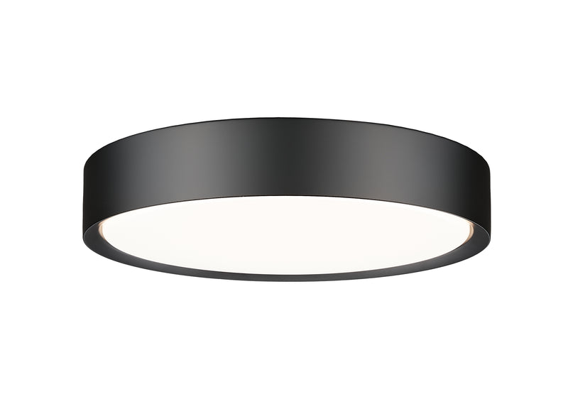 Kawan 1 Light 16" Flush Mount in Matte Black