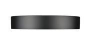 Kawan 1 Light 16" Flush Mount in Matte Black