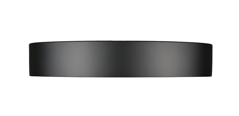 Kawan 1 Light 16" Flush Mount in Matte Black