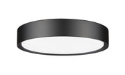 Kawan 1 Light 16" Flush Mount in Matte Black