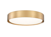 Kawan 1 Light 16" Flush Mount in Modern Gold