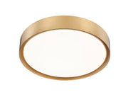 Kawan 1 Light 16" Flush Mount in Modern Gold