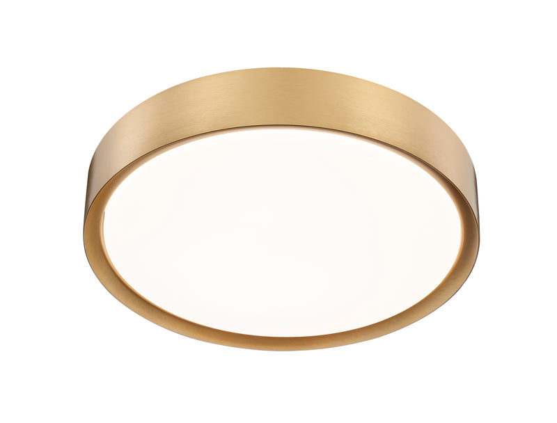 Kawan 1 Light 16" Flush Mount in Modern Gold