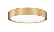 Kawan 1 Light 16" Flush Mount in Modern Gold