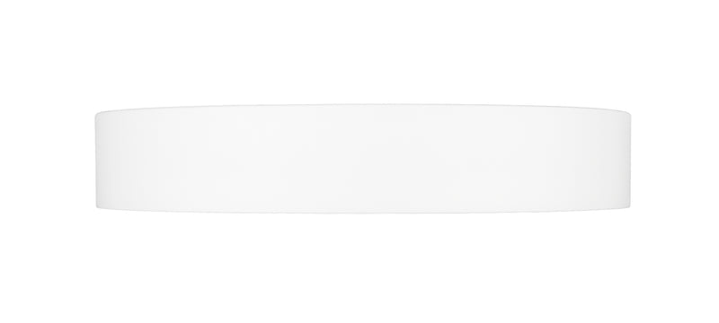 Kawan 1 Light 16" Flush Mount in Matte White + Modern Gold