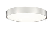 Kawan 1 Light 20" Flush Mount in Brushed Nickel
