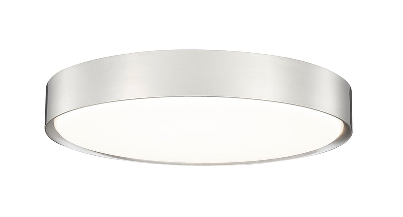 Kawan 1 Light 20" Flush Mount in Brushed Nickel