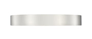Kawan 1 Light 20" Flush Mount in Brushed Nickel