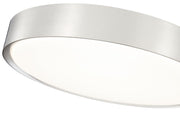 Kawan 1 Light 20" Flush Mount in Brushed Nickel