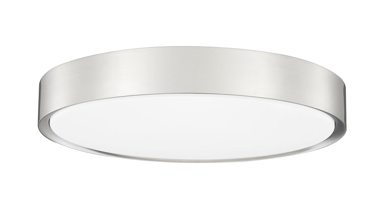 Kawan 1 Light 20" Flush Mount in Brushed Nickel