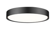 Kawan 1 Light 20" Flush Mount in Matte Black