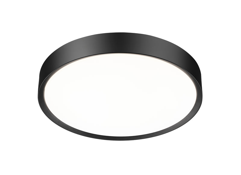 Kawan 1 Light 20" Flush Mount in Matte Black