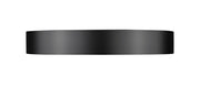 Kawan 1 Light 20" Flush Mount in Matte Black + Modern Gold