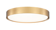 Kawan 1 Light 20" Flush Mount in Modern Gold