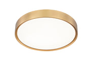 Kawan 1 Light 20" Flush Mount in Modern Gold