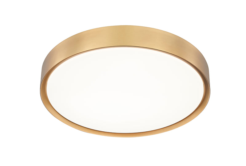 Kawan 1 Light 20" Flush Mount in Modern Gold