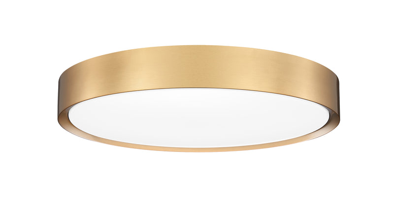 Kawan 1 Light 20" Flush Mount in Modern Gold