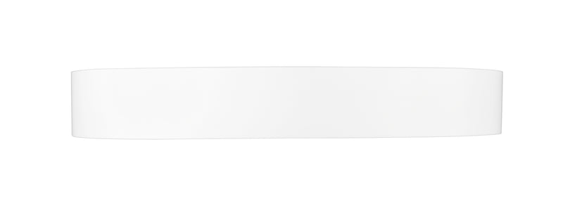 Kawan 1 Light 20" Flush Mount in Matte White + Modern Gold