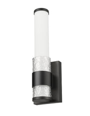 Egon 1 Light 4.75" Wall Sconce in Matte Black