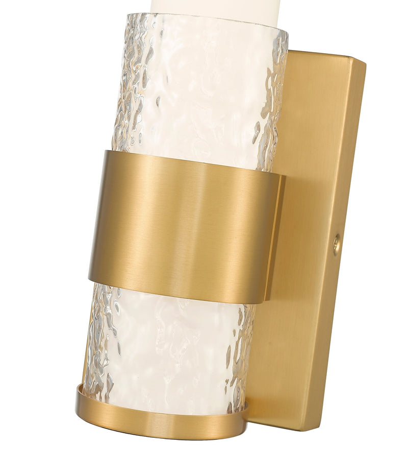 Egon 1 Light 4.75" Wall Sconce in Modern Gold