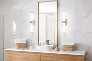 Egon 1 Light 25" Vanity in Chrome in a room setting