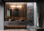 Egon 1 Light 32" Vanity in Chrome in a room setting