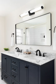 Egon 1 Light 32" Vanity in Matte Black in a room setting