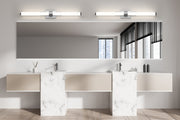 Egon 1 Light 40" Vanity in Chrome in a room setting