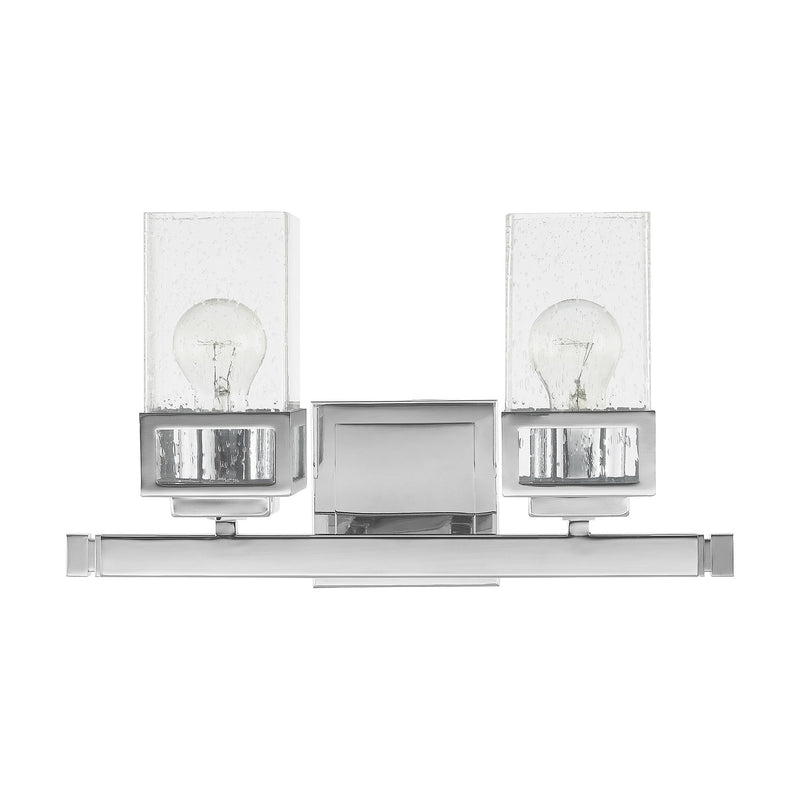 Harding 2-Light Bath Vanity Light in Polished Chrome