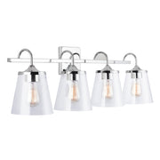Jayne 4-Light Vanity in Chrome - Lamps Expo