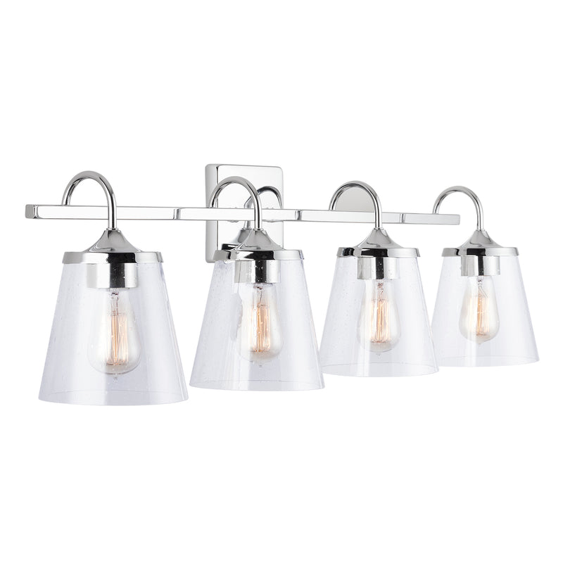 Jayne 4-Light Vanity in Chrome - Lamps Expo