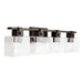 Graham 4-Light Vanity in Oil Rubbed Bronze - Lamps Expo