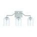 Carter 3-Light Vanity in Brushed Nickel - Lamps Expo