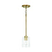 Greyson 1-Light Pendant in Aged Brass - Lamps Expo