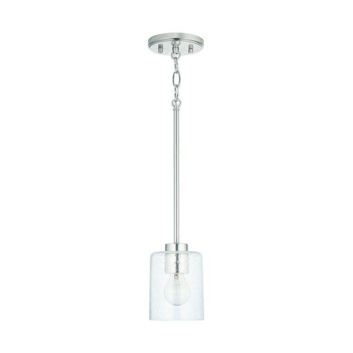 Greyson 1-Light Pendant in Brushed Nickel - Lamps Expo
