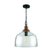 Julian 1-Light Pendant in Grey Wash & Grey Iron - Lamps Expo