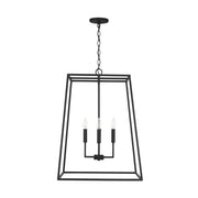 Clint 4-Light Pendant in Black Iron - Lamps Expo