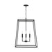 Clint 4-Light Pendant in Black Iron - Lamps Expo