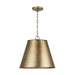 Welker 1-Light Pendant in Aged Brass - Lamps Expo