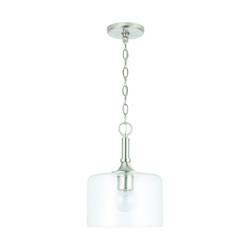 Carter 1-Light Pendant in Brushed Nickel - Lamps Expo